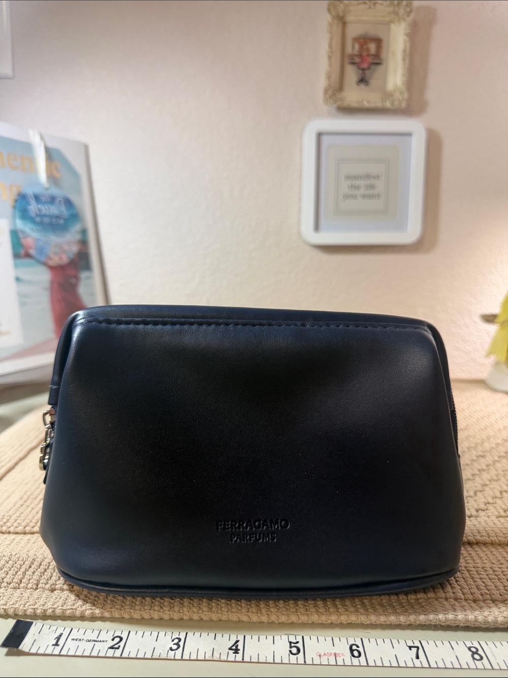 Salvatore Ferragamo Parfums Travel Toiletry Cosmetic Bag